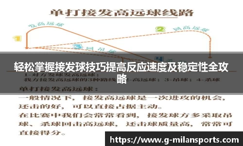 轻松掌握接发球技巧提高反应速度及稳定性全攻略